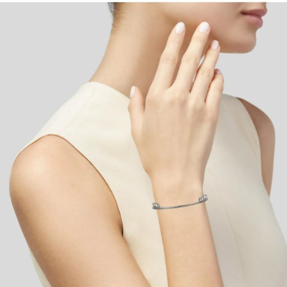 ALEXIS BITTAR Miss Havisham Jagged Cluster Skinny Bangle - Picture 4 of 4